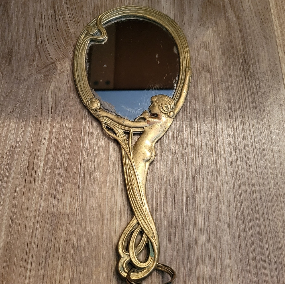 1900's France art nouveau mirror